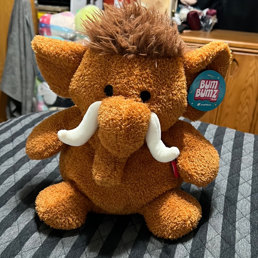 BumBumz 12” Whitney the Brown Elephant